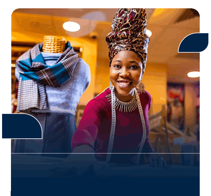 woman about loans